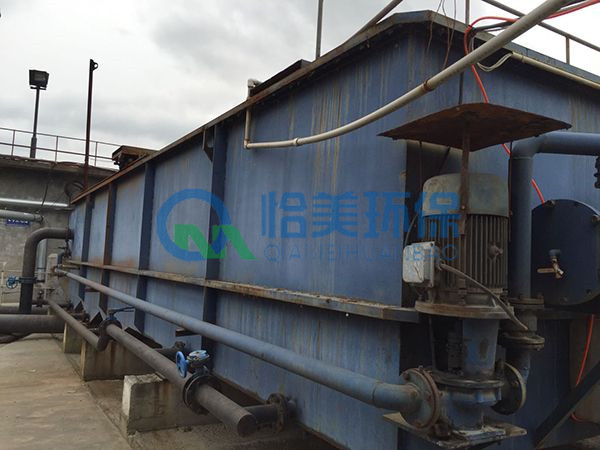 平流式氣浮機使用現(xiàn)場