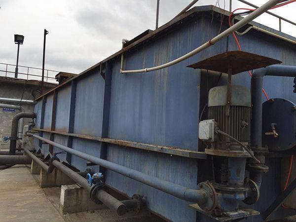 平流式氣浮機(jī)使用現(xiàn)場