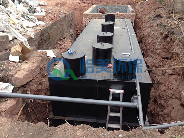 地埋一體化設(shè)備  威海文登某農(nóng)村生活污水改造