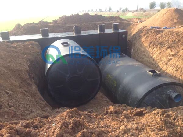 農(nóng)村污水安裝現(xiàn)場(chǎng)