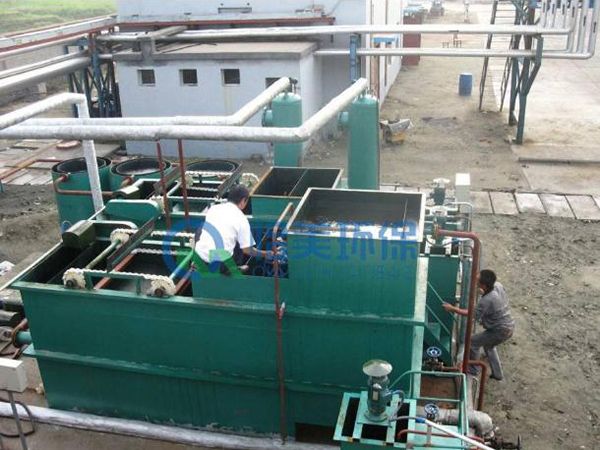 氣浮機安裝現(xiàn)場